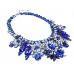 Apolonia Sapphire Marquise Cluster Necklace 